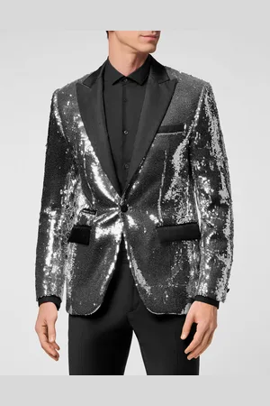 Philipp Plein Blazer Met Één Knoop Slim Fit