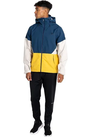 Dare 2B Heren Terrain Waterdichte Jas (Maanlicht Denim/Ceylon Geel)
