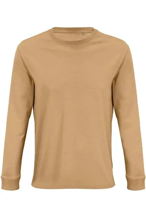 Sols Unisex Adult Pioneer Organic Cotton T-shirt met lange mouwen (Donker )