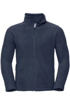 Russell Athletic Russell Heren fleecejas voor buiten (Franse marine)