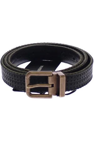 Dolce & Gabbana Lederen Riem Met Logo