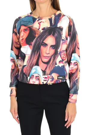 Eleven Paris Damessweatshirt met lange mouwen en ronde hals 15S2LJ24