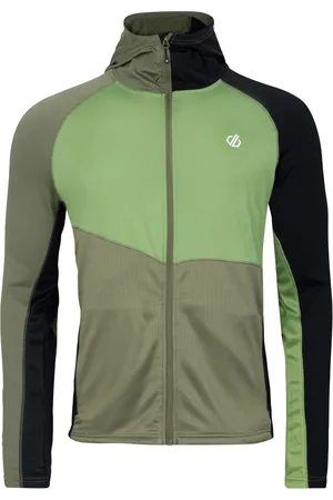 Dare 2B Heren Assimilate II Core Stretch Midlayer (Olivijn groen/zwart)