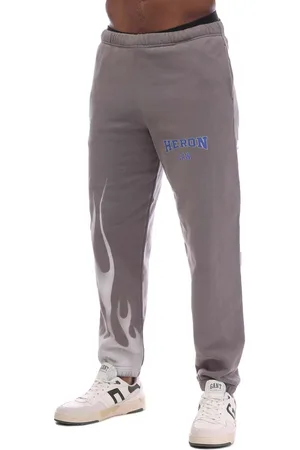 Heron Preston Heren Law Flames Sweatpants in Wit