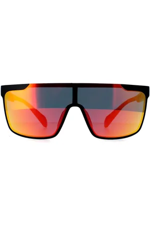 adidas SP0020 02G mat oranje camo contrast spiegel rood zonnebril
