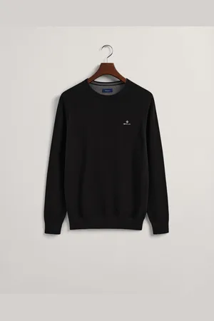 GANT Piqué-katoenen sweater met ronde hals voor heren
