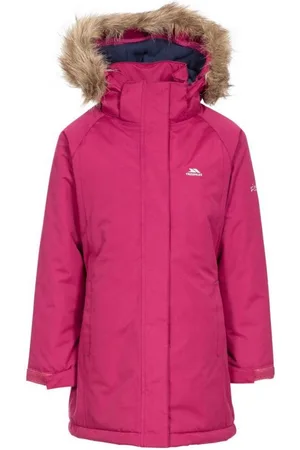 Trespass Childrens Girls Fame Waterdicht Parka Jasje (Veenbes)