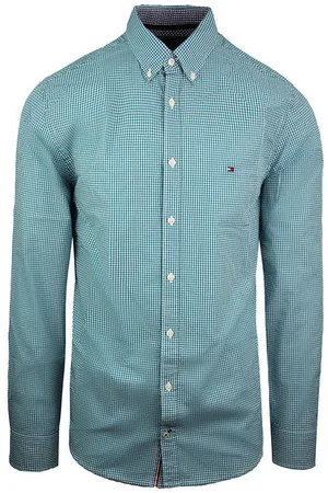 Tommy Hilfiger Oxford Geruit Klassiek Overhemd Lange Mouw