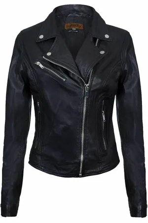 Infinity Dames klassiek leren Brando bikerjack-Loughton