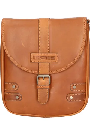 Hillburry Schoudertas Heren COGNAC