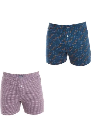 Abanderado 2er-Pack Essential-Boxershorts mit Gummiband, Modell A0100 für Herren.