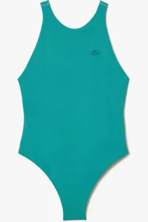 Lacoste Dames ééndelig badpak van gerecycled polyamide in