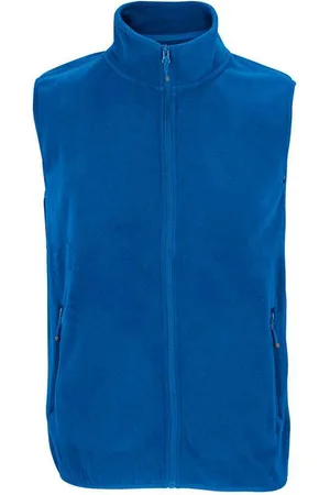 Sols Uniseks Microfleece gerecyclede bodywarmer voor volwassenen (Koningsblauw)