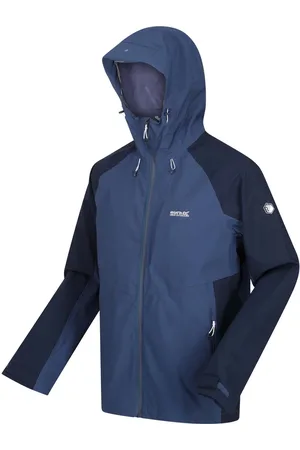 Regatta Heren Britedale Waterdichte Jas in Blauw