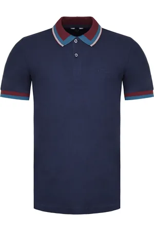 Ben Sherman Gestreepte Kraag Heren Poloshirt