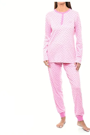 Kisses and Love KLP1 dames winterpyjama met lange mouwen