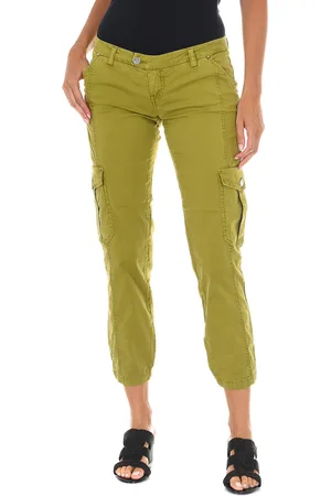 Met Lange broek smalle snit en elastische zomen 70DBF0646-R216 vrouw