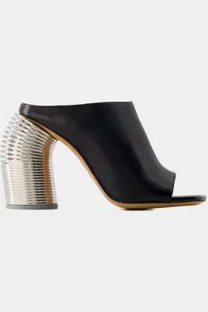 OFF-WHITE Silver Spring muiltjes - Off White - Leer - /Zilver