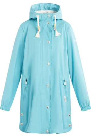 Schmuddelwedda Mackintosh bridgeport Dames Donker aqua