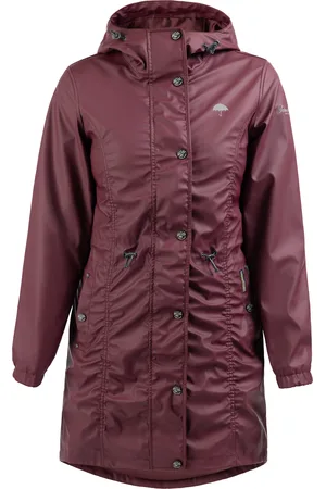 Schmuddelwedda Mackintosh bridgeport Dames Bourgondië-271