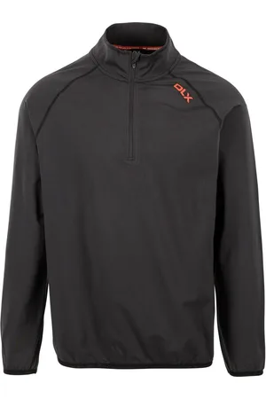DLX Trespass Heren Hulton Half Zip Fleece Top