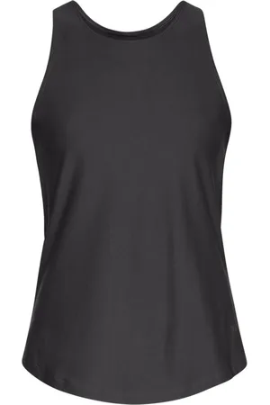 Under Armour Vanish Womens Heat Gear Fitted Grey Racer Back Tank Top 1328824 010