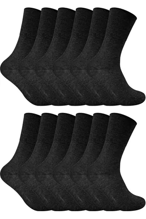 Sock Snob 12 stuks sokken zonder elastiek thermo diabetessokken voor dames