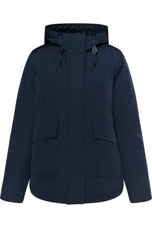 Dreimaster Arctische winterjas Dames nachtblauw