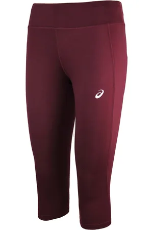 Asics 3/4 dames legging bordeauxrood