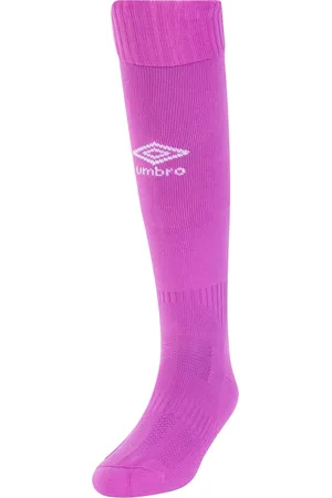 Umbro Diamanten voetbalsokken voor kinderen (Paarse cactus/wit)