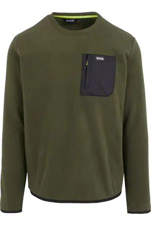 Regatta Heren Frankie Crew Neck Sweatshirt (Donkere Khaki)