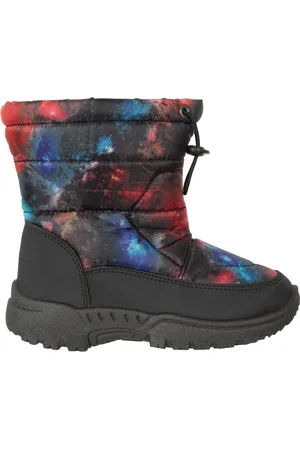Mountain Warehouse Toddler Caribou Adaptive Tie Dye Snow Boots (Jet )