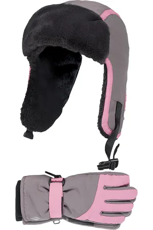 Heat Holders Kinder Ski Handschoenen en Trapper Muts Set