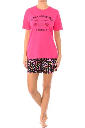 Kisses and Love Zomerse pyjama KL40000 met korte mouwen voor dames