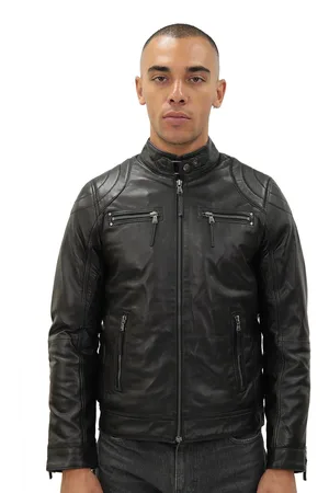 Infinity Heren Moto lederen bikerjack-Taiwan