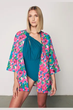 HERITA Kimono met bloemenpatroon