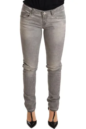 ACHT Licht Gewassen Katoenen Slim Fit Denim Broek Jeans