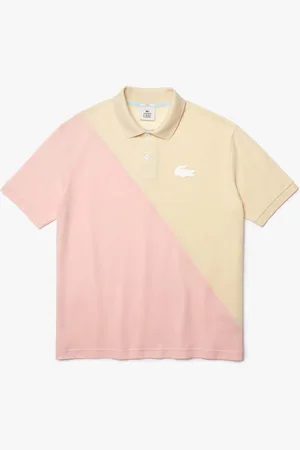 Lacoste Heren Loose Fit Colourblock Piqué Poloshirt in