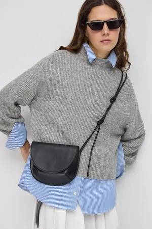 No Matter What Apparel Halve Visserstrui Hals Gebreide Crop Top