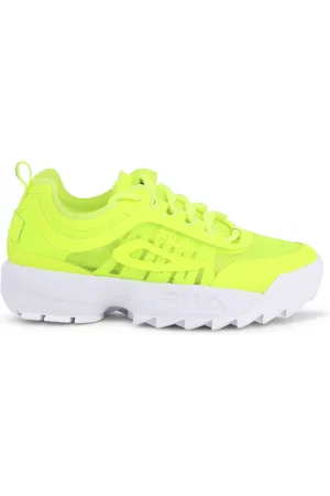 Fila Disruptor Run Dames Gele Sportschoenen