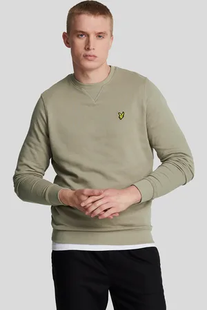 Lyle & Scott Merk Sage uniform pull-over sweatshirt