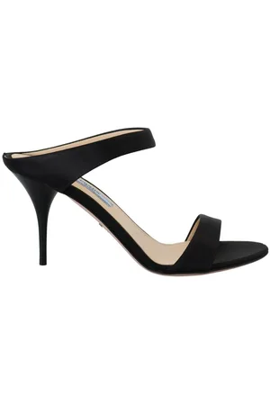 Prada Leren Sandalen Met Naaldhak