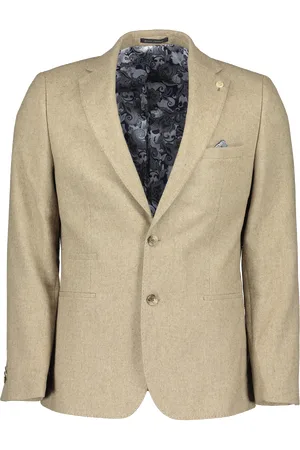 Guide London Herengids Londen Wollen Blazer in Mink