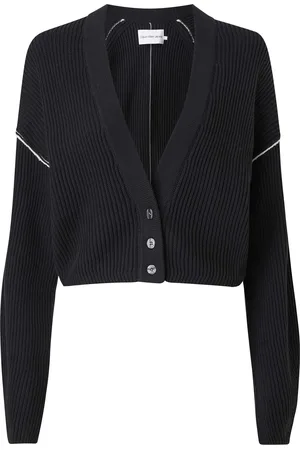 Calvin Klein Trui Ck Jeans Vest Met Contrasterende Naden