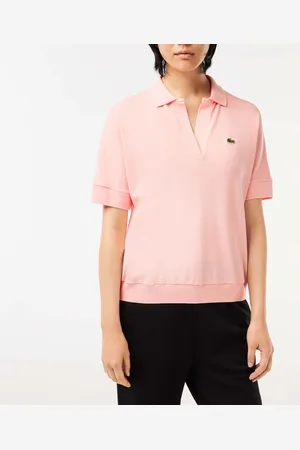 Lacoste Dames Relaxed Fit Vloeibaar Piqué Poloshirt in
