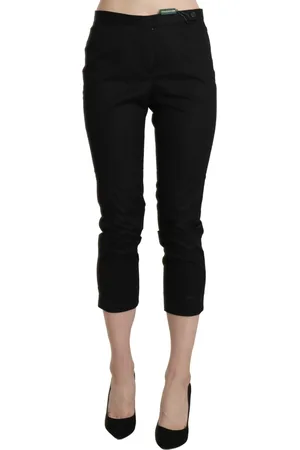 Bencivenga Skinny cropped geklede broek met hoge taille
