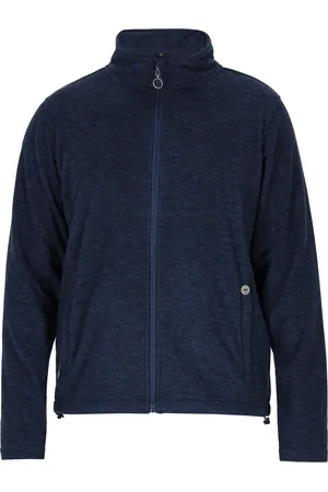 Dreimaster Fleece jas Heren marine gem