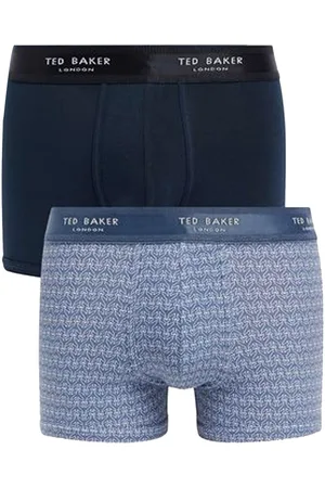 Ted Baker Thornb 2-Pack Bedrukte Katoenen Heren Trunks