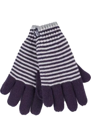Heat Holders Gestreepte dameshandschoenen voor de winter - (Oslo)