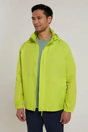 Mountain Warehouse Heren Pakka II Waterdichte Jas (Kalk)